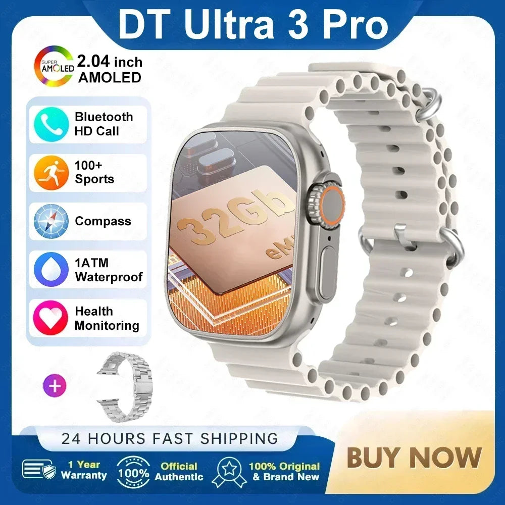 DT Ultra 3 Pro Smartwatch GPS NFC Bluetooth 32GB Waterproof