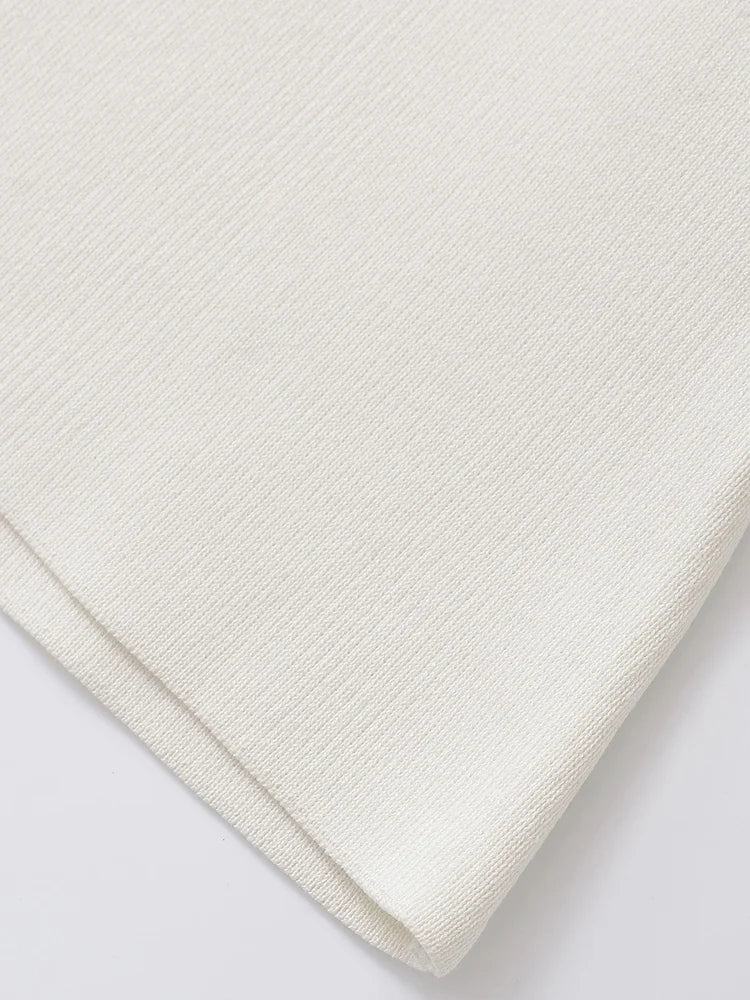 Autumn European American Style Knitted V Neck Top Women