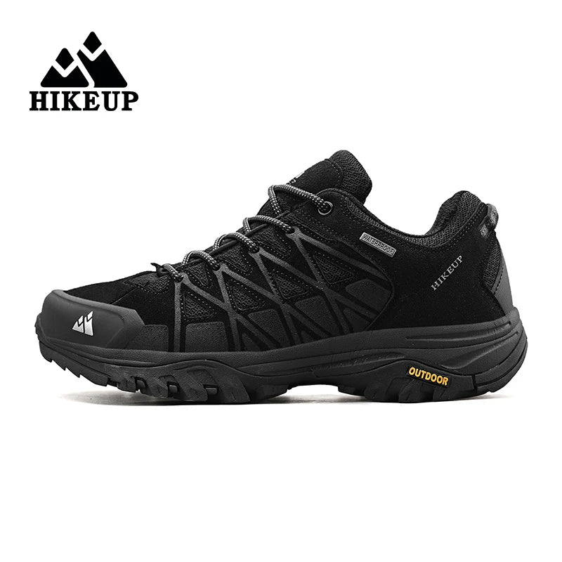 Mens Hiking Shoes Breathable Lace Up Trekking Outdoor