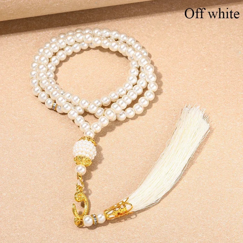 New 8 Cm 33 Black Gallstone Muslim Prayer Beads Unisex