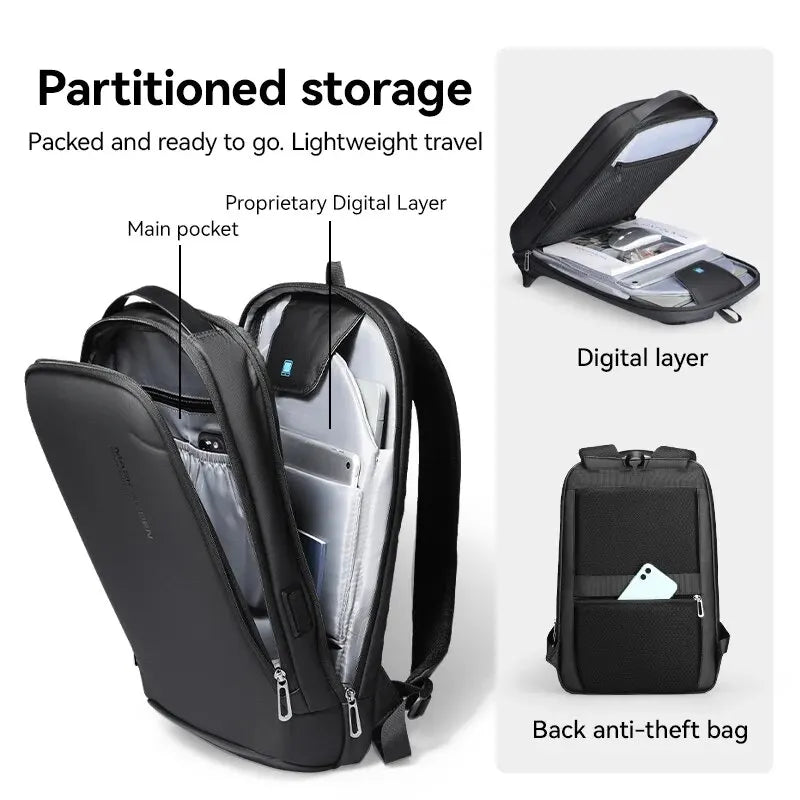 Mark Ryden Slim Laptop Backpack For Men With USB Port