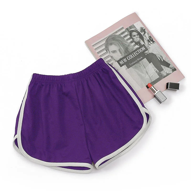 Women Elastic Shorts Loose Fit Quick Dry Running Fitness