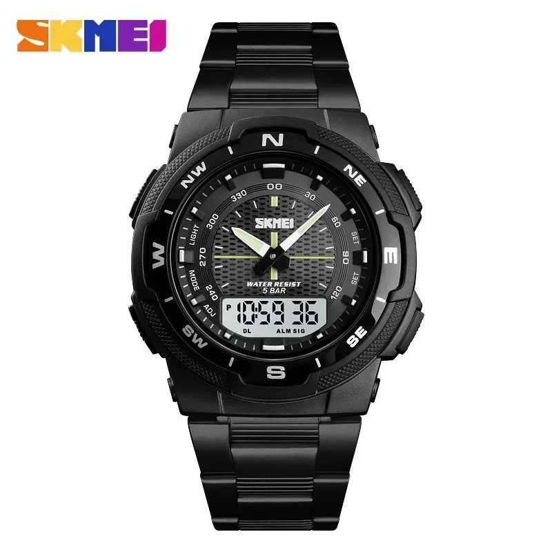Skmei 1370 Luxury Full Steel Business Waterproof Wristwatch