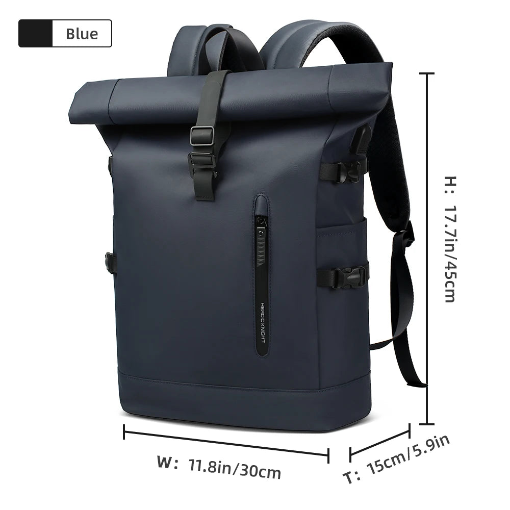 Expandable Travel Backpack For Men 15.6 Inch Laptop USB Port
