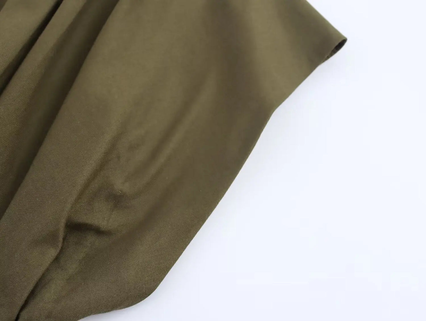 Womens Casual Summer Dress With Draped Sleeves And Collar