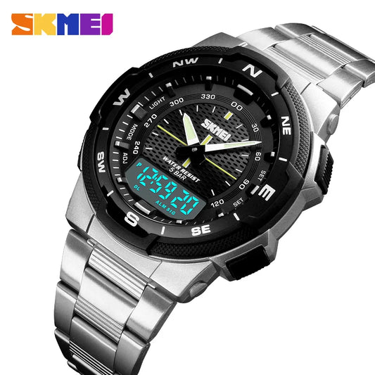 Skmei 1370 Luxury Full Steel Business Waterproof Wristwatch