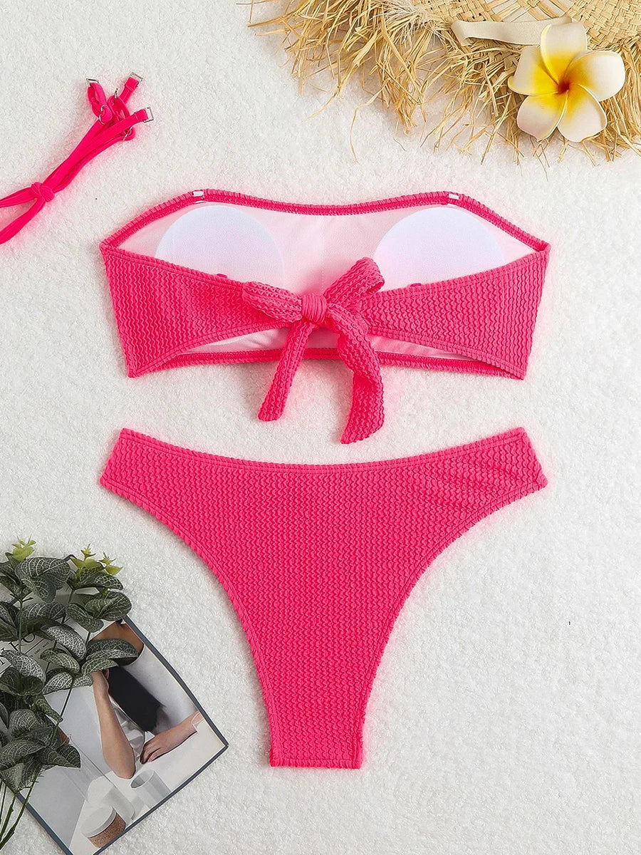 Sexy Women Halter Bikini Two Piece Swimsuit Set 2025