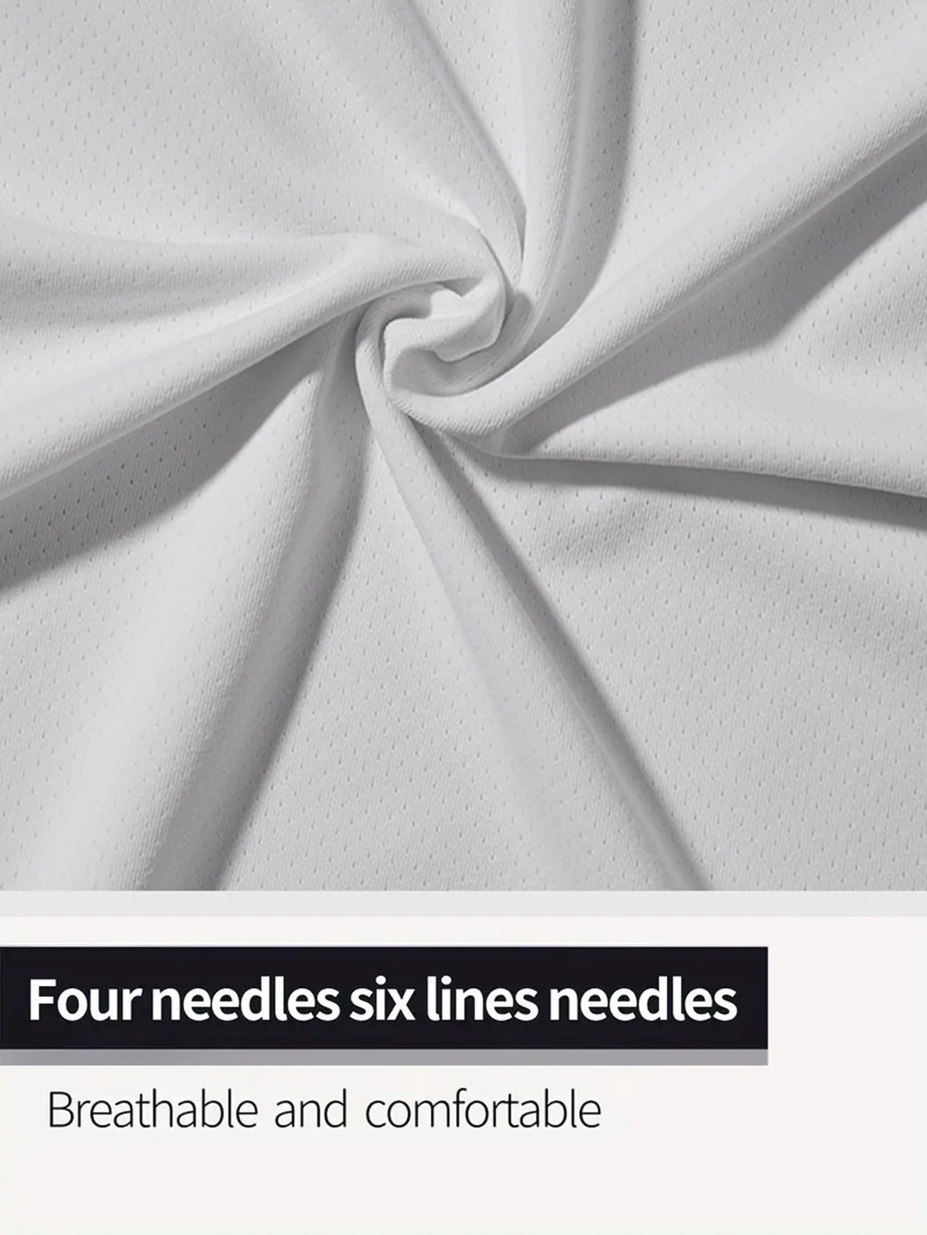 Round Neck White T Shirt Ultra Light Quick Dry For Men