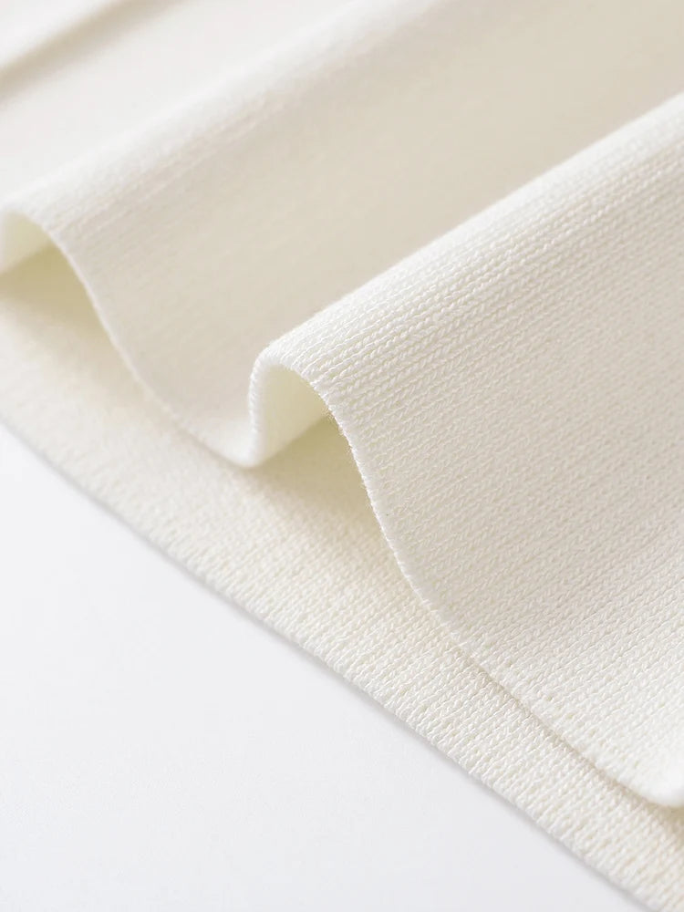 Autumn European American Style Knitted V Neck Top Women