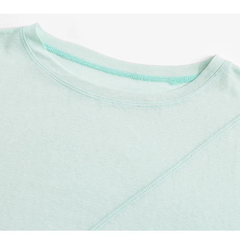 Drur Women Yoga Shirts Loose Fit Breathable Side Slits