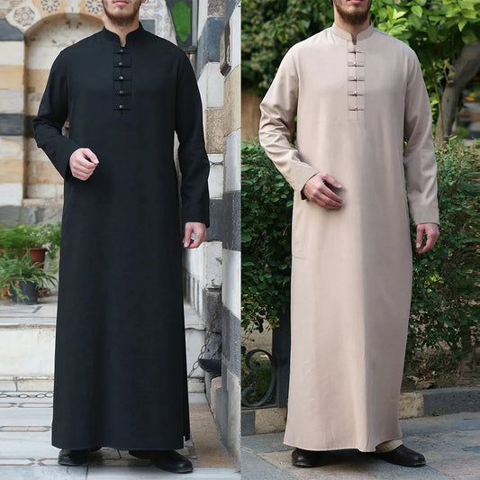Casual Jubba Thobe Kaftan for Men Muslim Clothing Worldwide