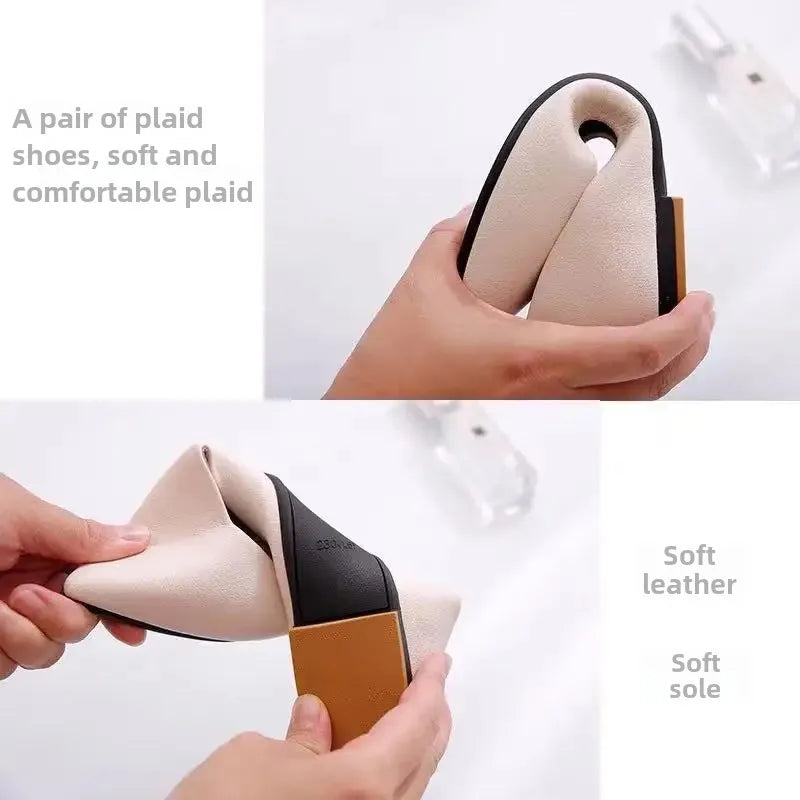 Spring Women Flat Shoes Pointed Toe Loafers Soft Bottom