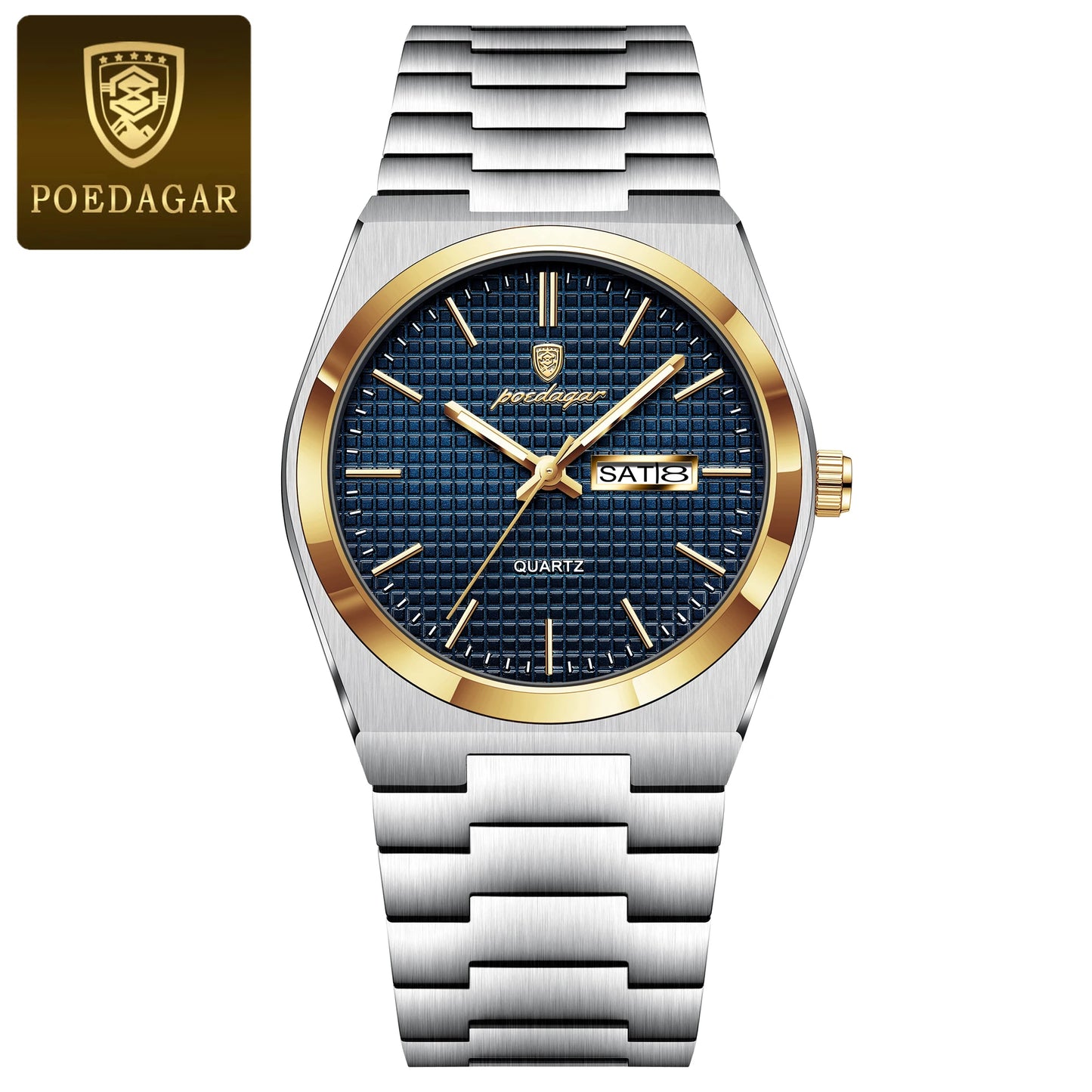 POEDAGAR Luxury Sport Military Watch Waterproof Stainless