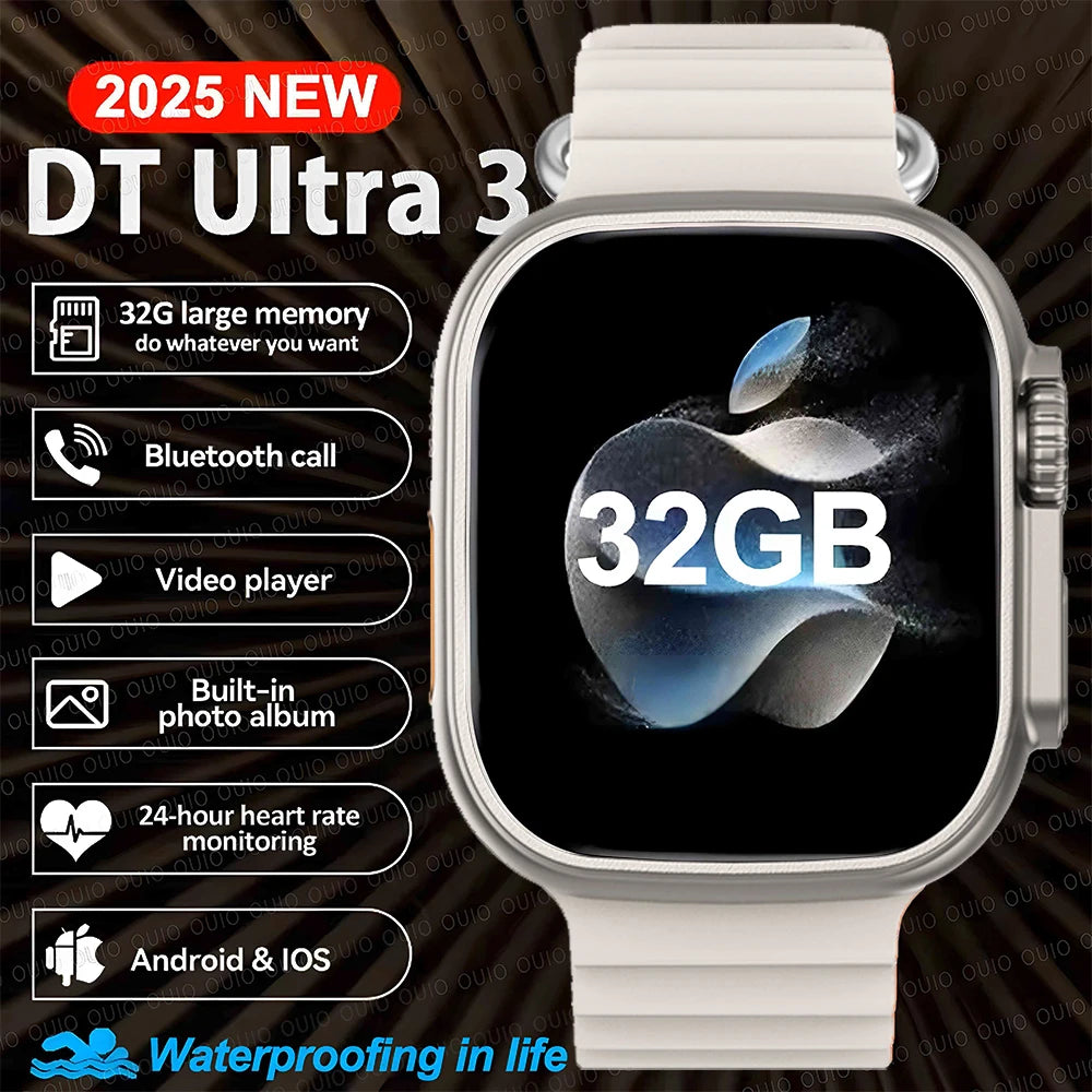 DT Ultra 3 Pro Smartwatch GPS NFC Bluetooth 32GB Waterproof