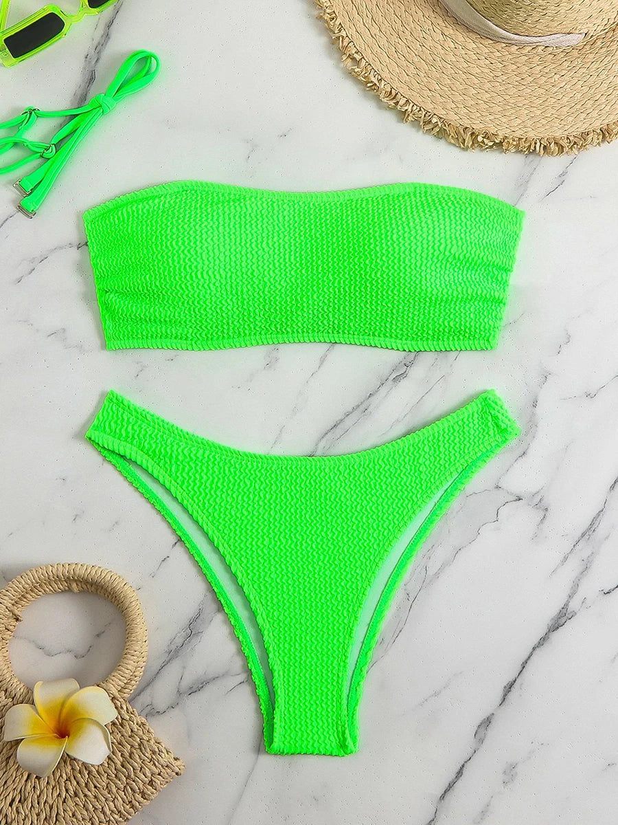 Sexy Women Halter Bikini Two Piece Swimsuit Set 2025