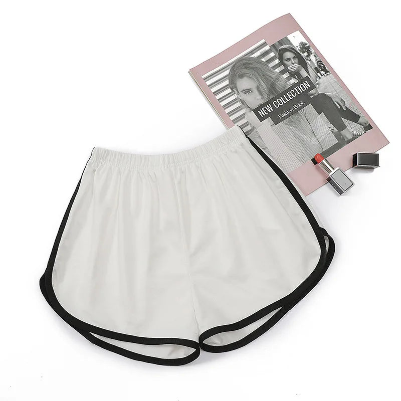 Women Elastic Shorts Loose Fit Quick Dry Running Fitness