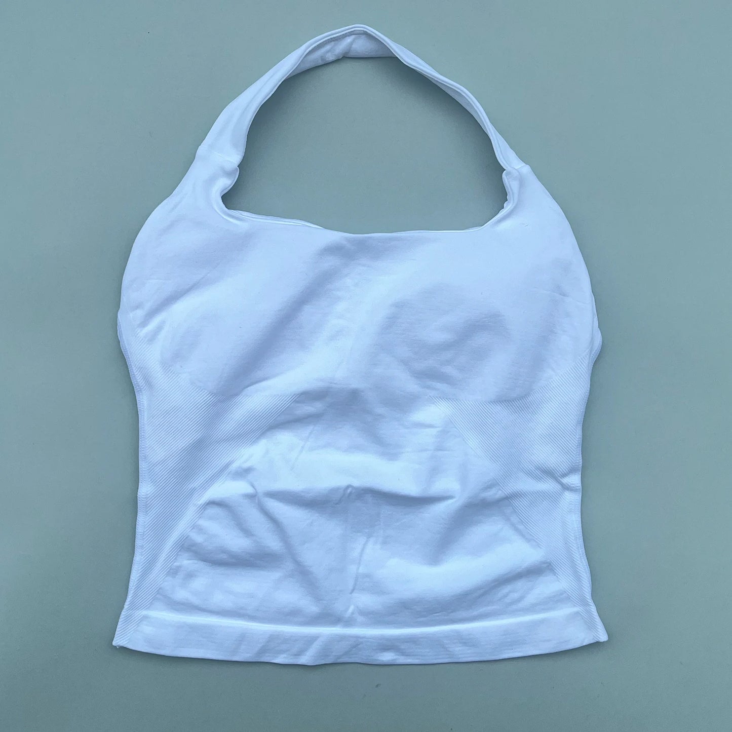 No Logo Womens Halter Top And Shorts Yoga Set Activewear