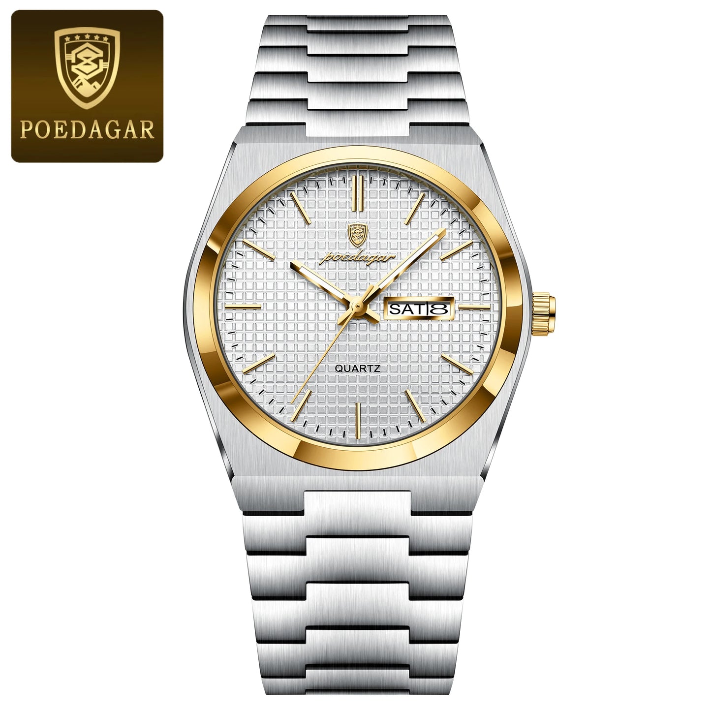 POEDAGAR Luxury Sport Military Watch Waterproof Stainless