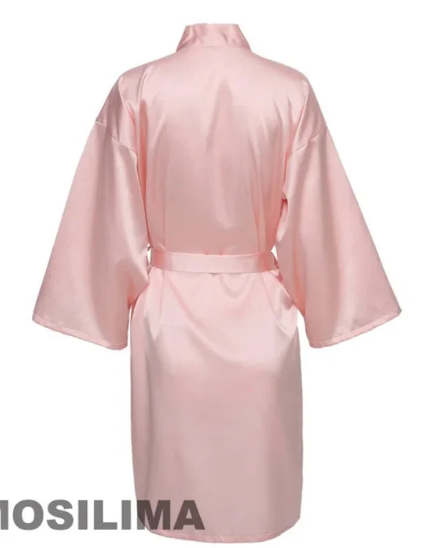 Wedding Party Bride Robe Kimono Satin Pajamas SP2000