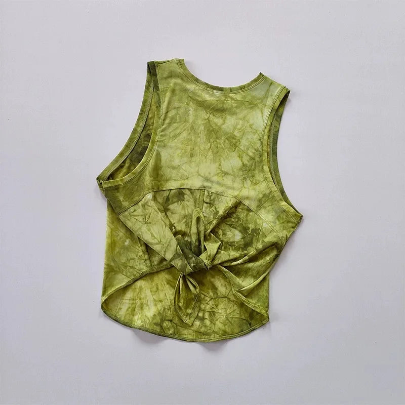 Womens Quick Dry Sports Vest Sleeveless Mesh Yoga Top