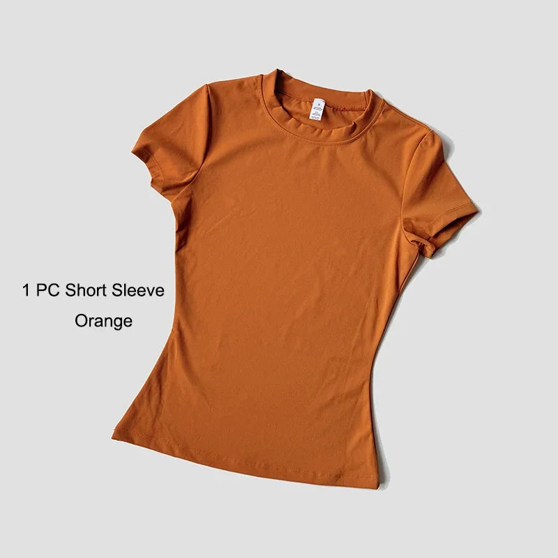 Yoga Set Women Sportswear Crop Top Legging Gym Outfit