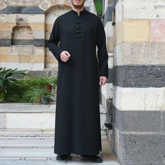 Casual Jubba Thobe Kaftan for Men Muslim Clothing Worldwide