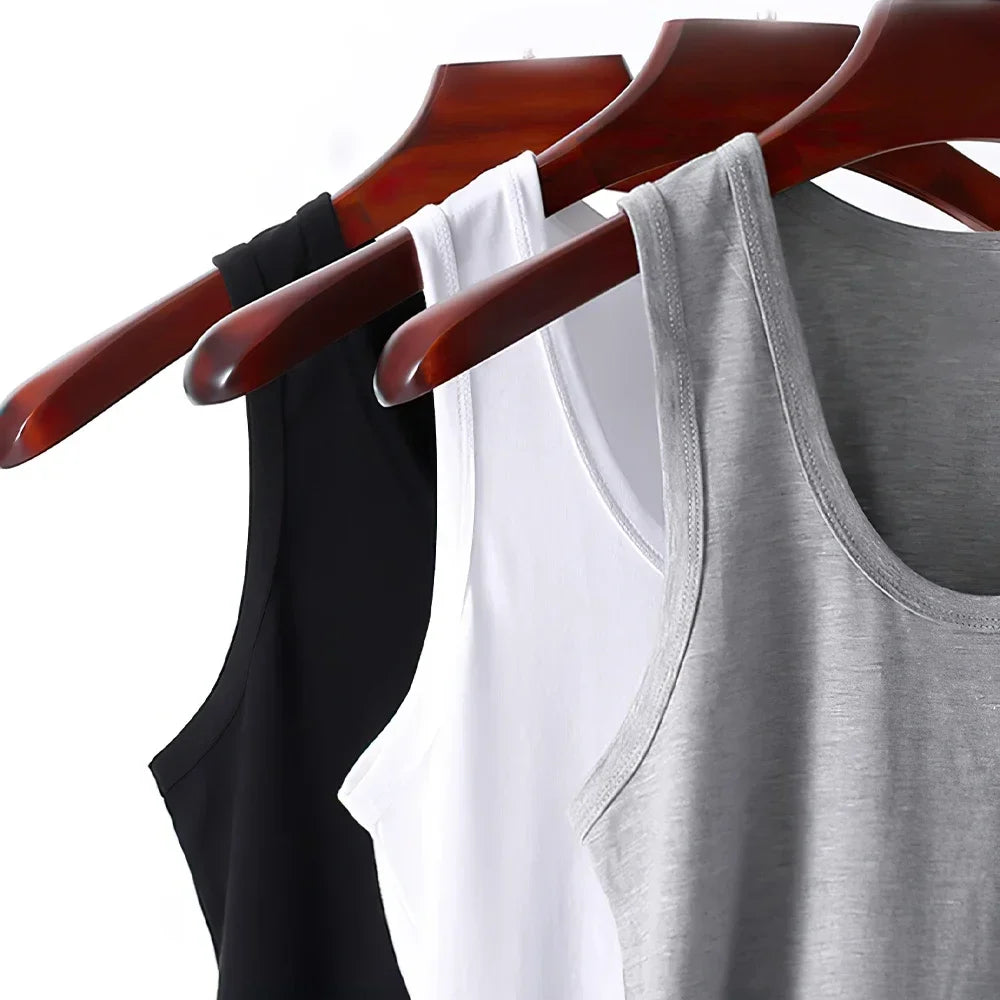 6 Pack Mens Cotton Athletic Tank Tops Breathable Wicking