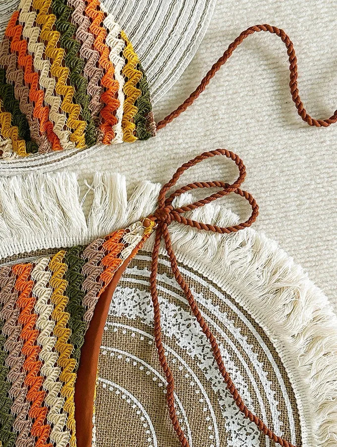 Crochet Halter Bikini 2025 Knitted Swimwear For Women