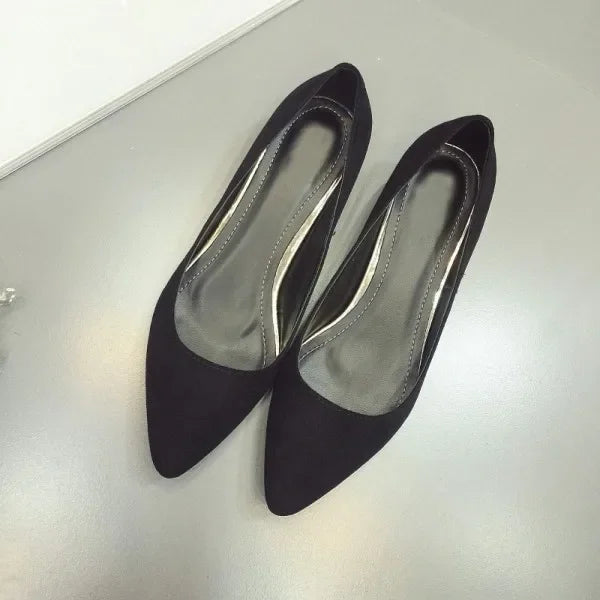 CEYANEAO Sexy Women Low Heel Pumps Slip On Spring Autumn