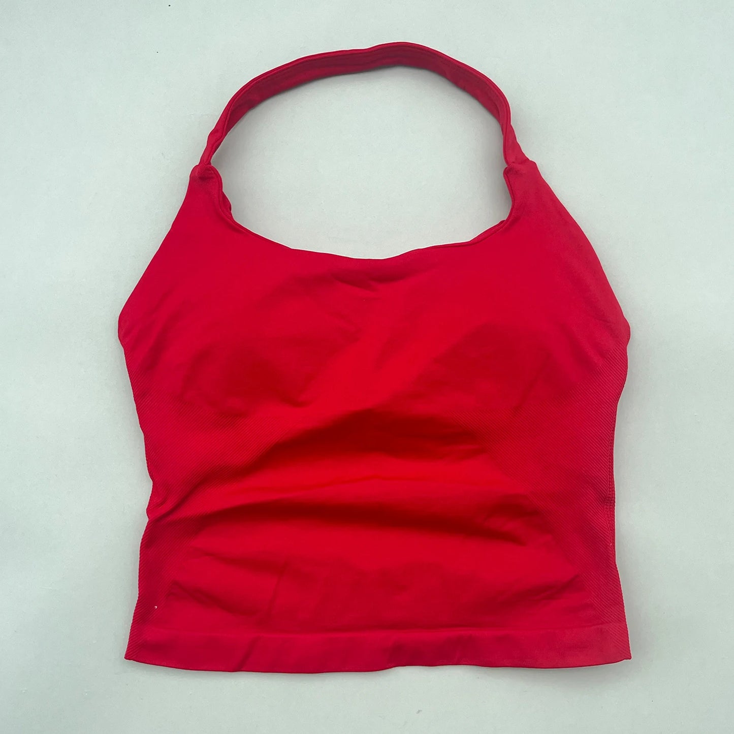 No Logo Womens Halter Top And Shorts Yoga Set Activewear