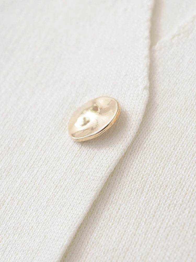 Autumn European American Style Knitted V Neck Top Women